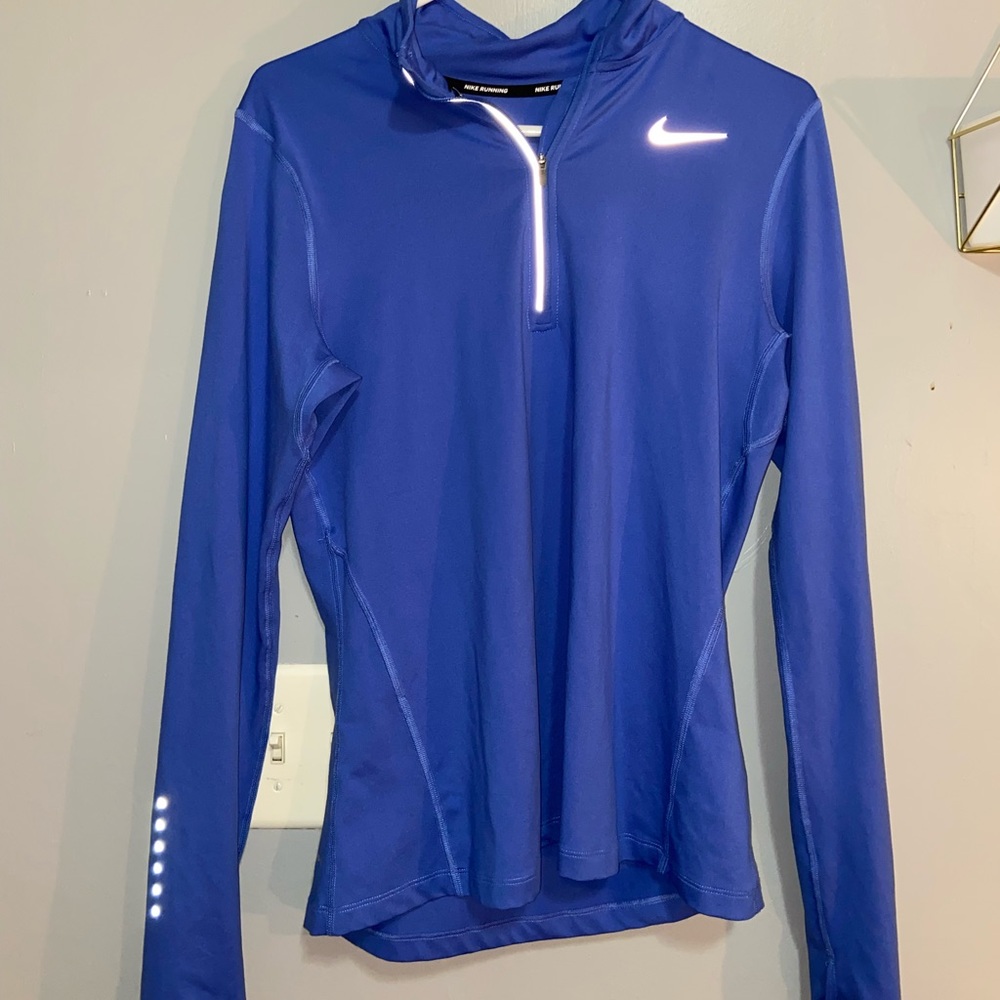 Nike half zip size S purple